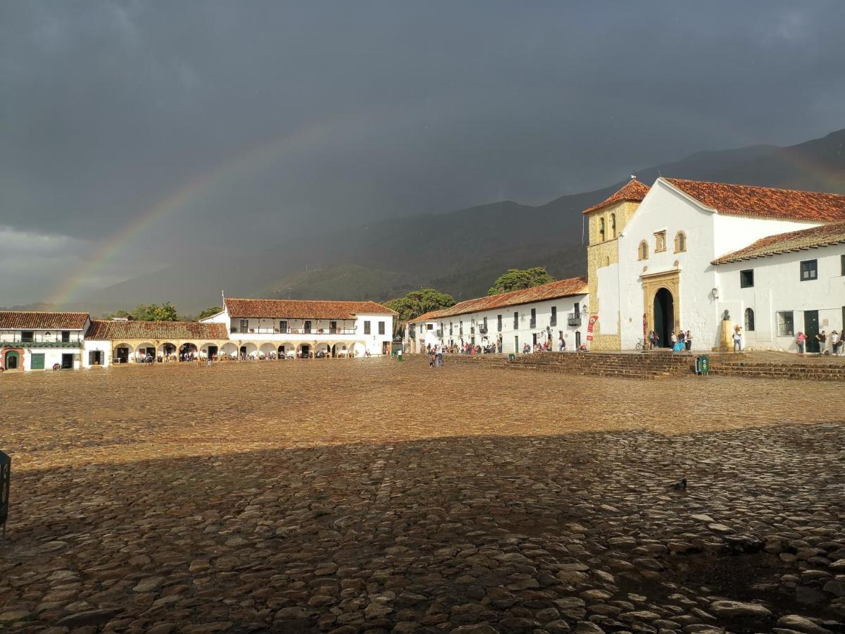 Popichi Hostel Villa de Leyva Buitenkant foto